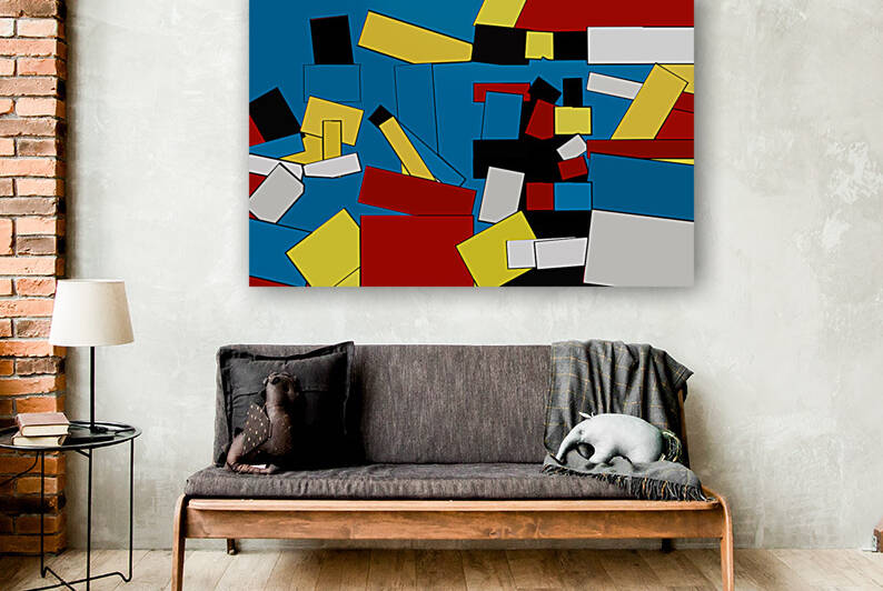 Abstract Shapes Mondrian Style by PWA