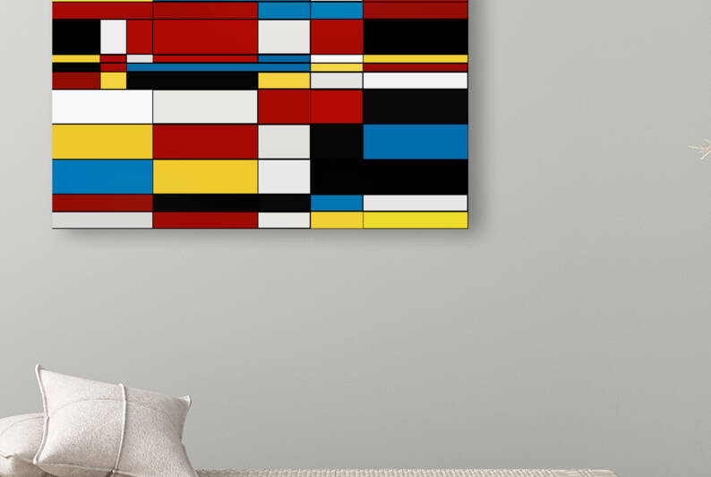Abstract Shapes M2 Mondrian Style by PWA
