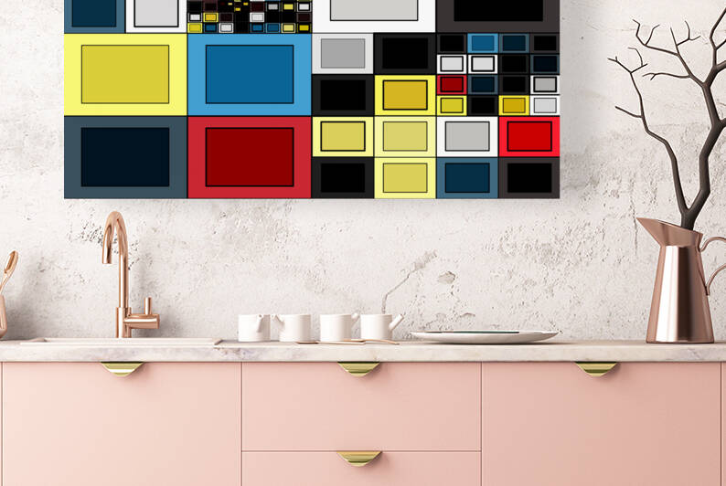 Abstract Shapes M3 Mondrian Style by PWA