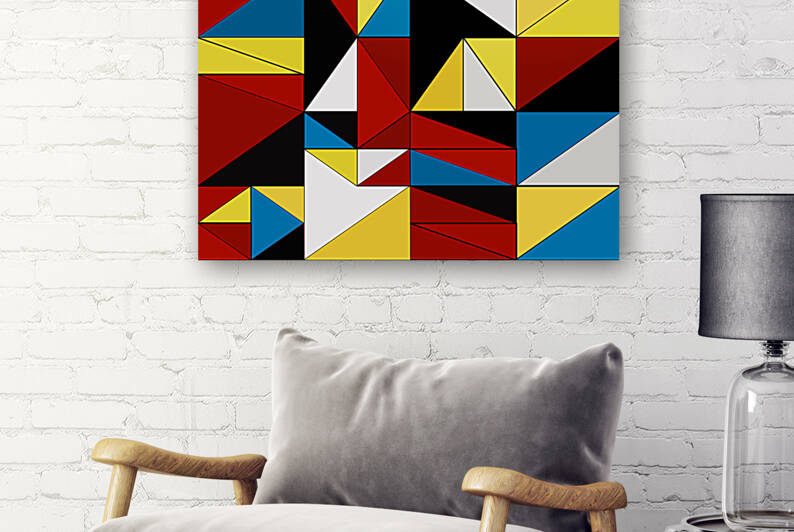 Abstract Shapes M6 Mondrian Style by PWA