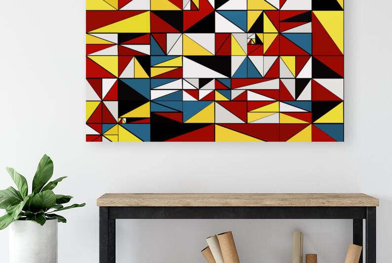 Abstract Shapes M7 Mondrian Style by PWA