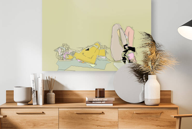 Fashion Minimalist Abstract Model by PWA
