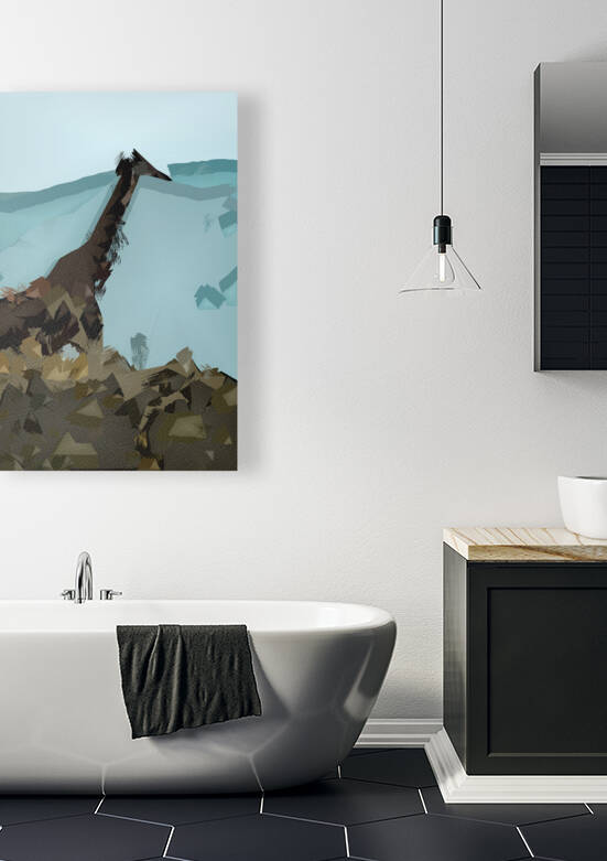 Abstract Giraffe  by PWA