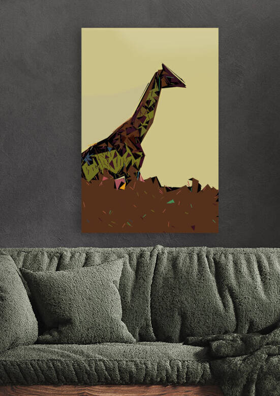 Standing Giraffe  by PWA