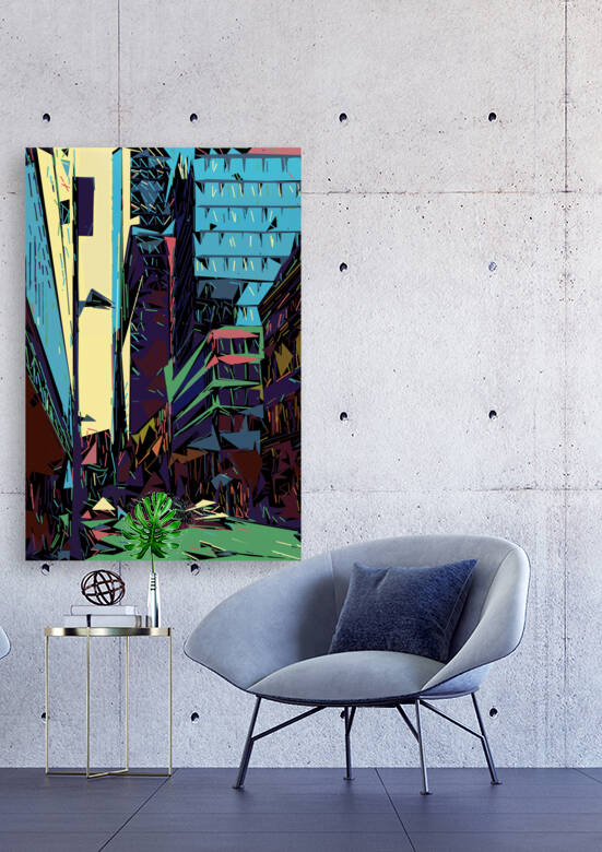 City Street Abstract  by PWA