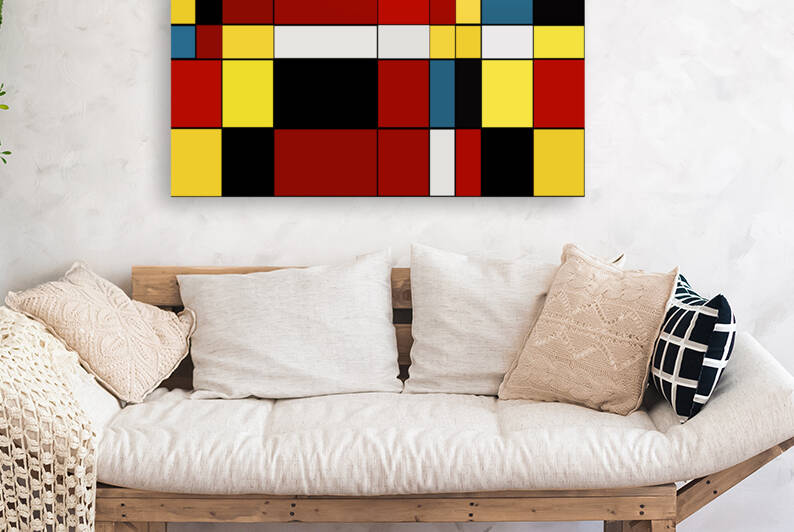 Mondrian Style Abstract Shapes by PWA
