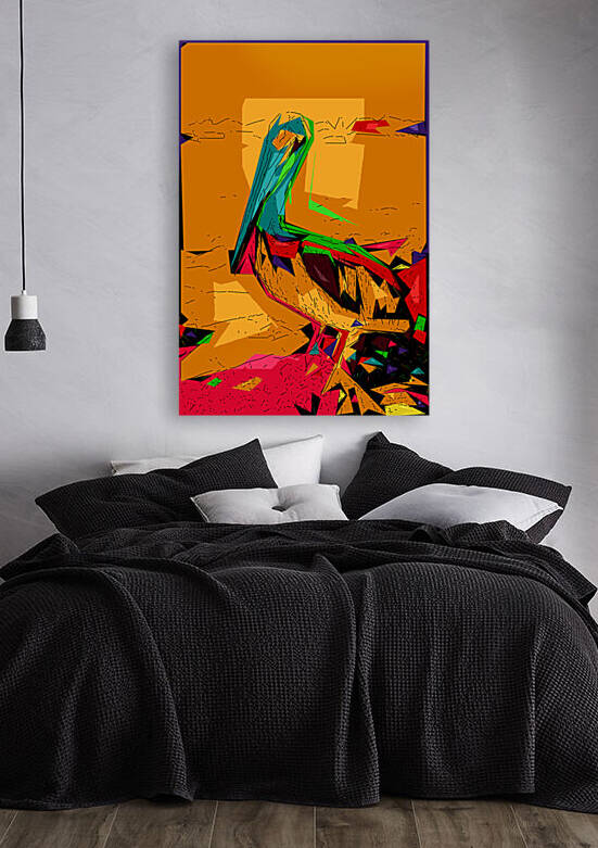 Pelican Abstract  by PWA