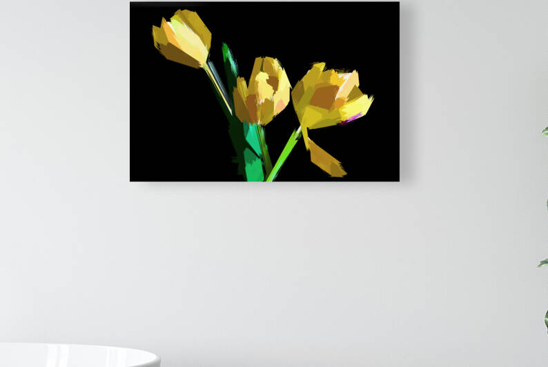 Abstract Flowers  by PWA