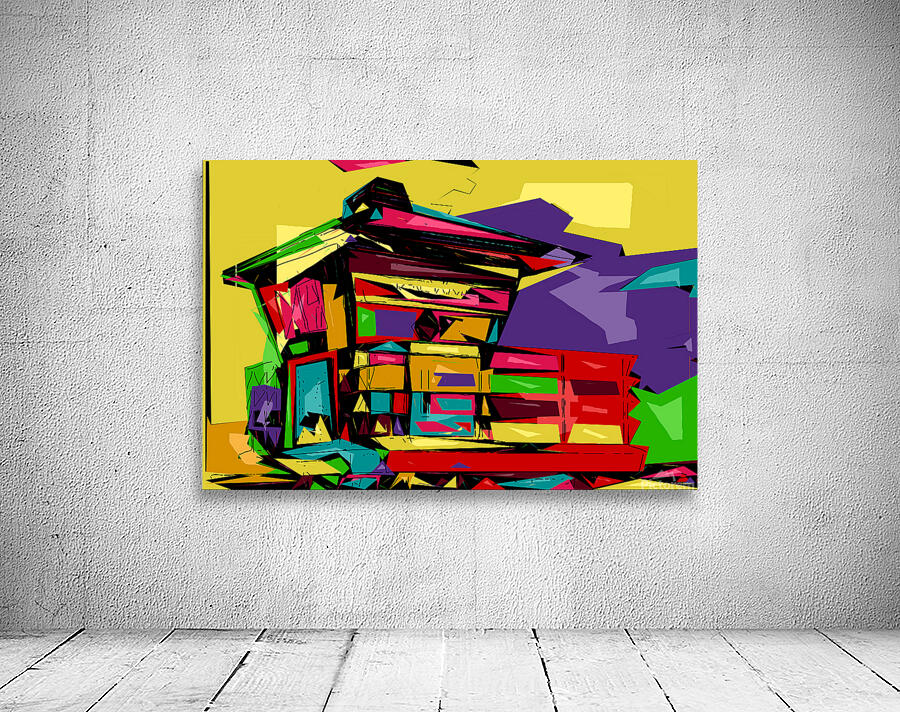 Beach Guard House Wall Preview