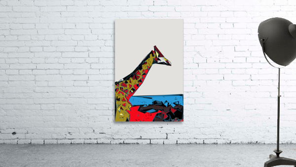 Lonely Giraffe  Wall Preview