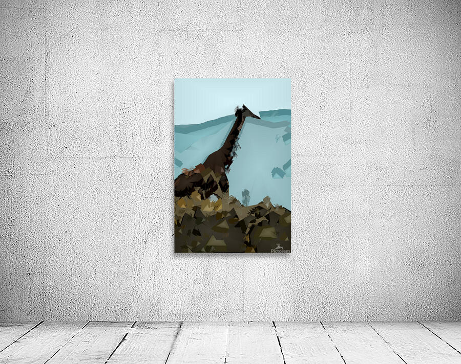 Abstract Giraffe  Wall Preview