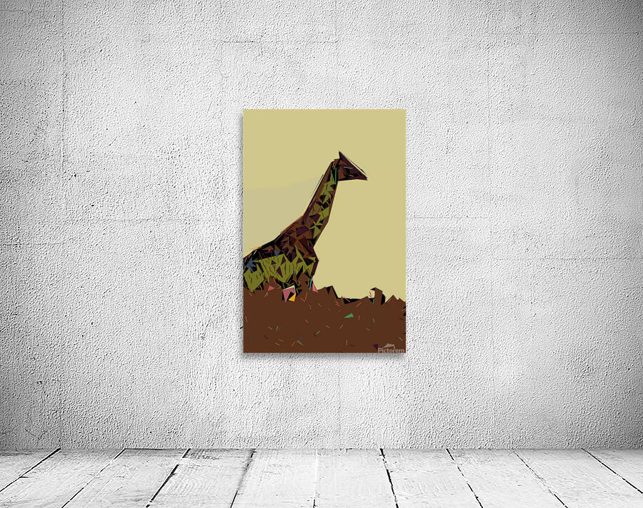 Standing Giraffe  Wall Preview