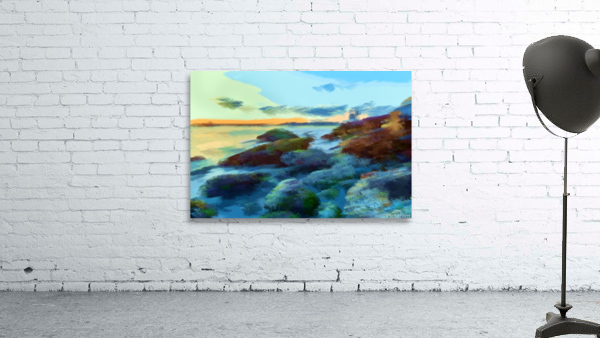 Beach Rocks  Wall Preview