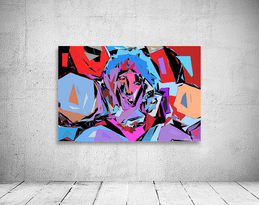 Abstract Portrait  Wall Preview