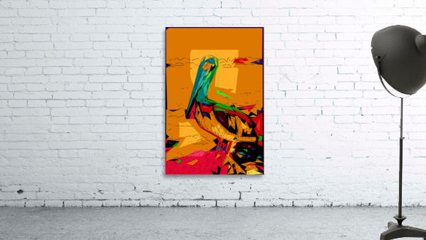 Pelican Abstract  Wall Preview
