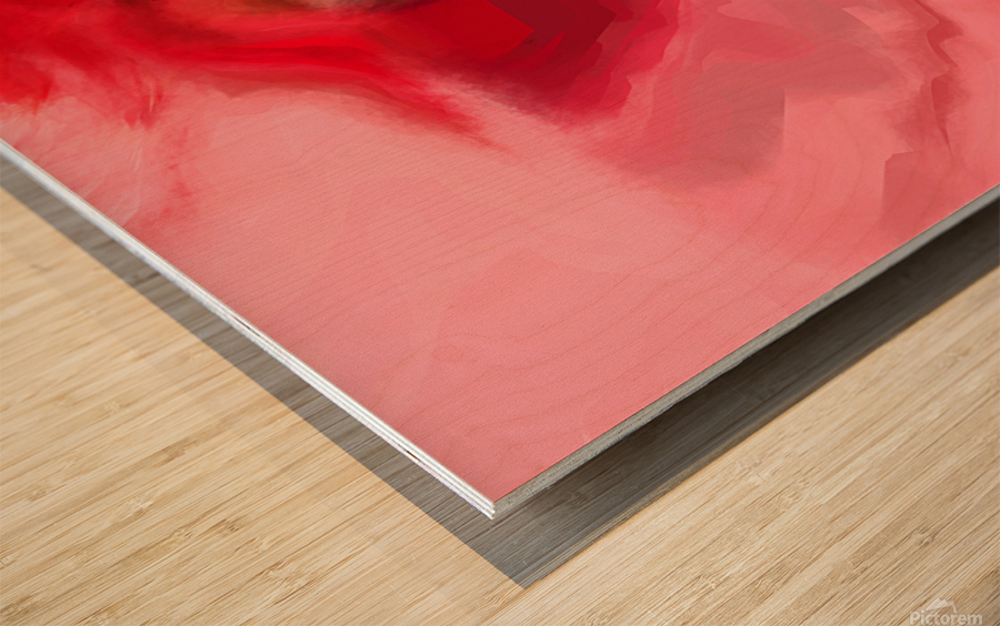 Abstract  Wood print