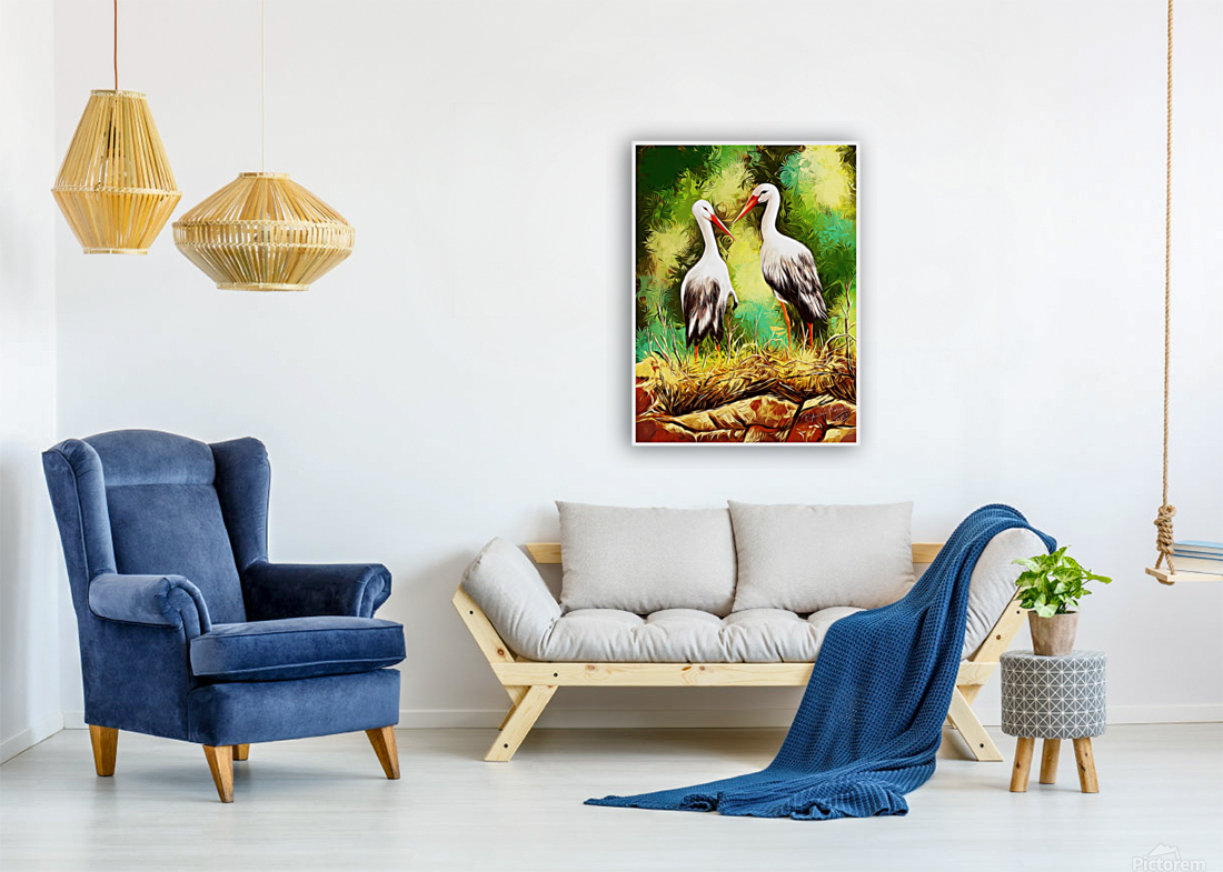 BIRD POTRAIT PAINTING Reproduction