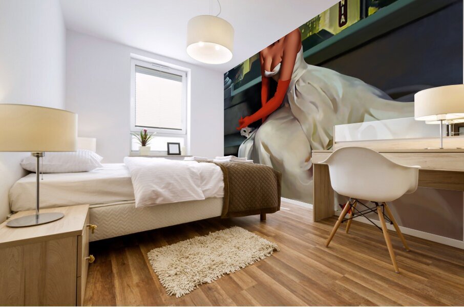 Masquerade - Josephine Baker  Mural print