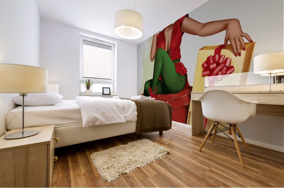 Santas Helper - Dorothy Dandridge Mural print