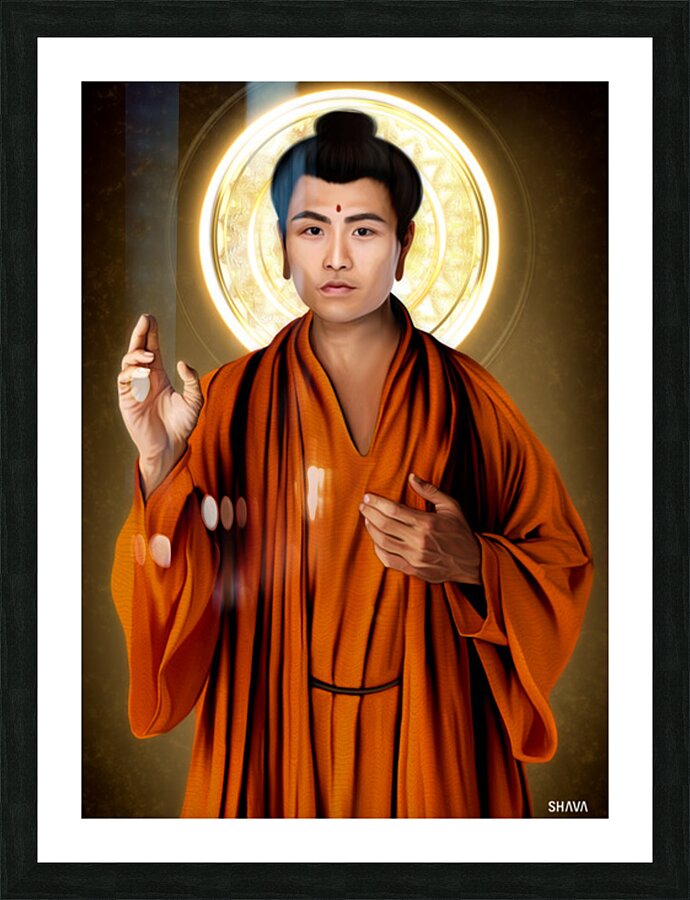 Blessings Be - Buddha Picture Frame print