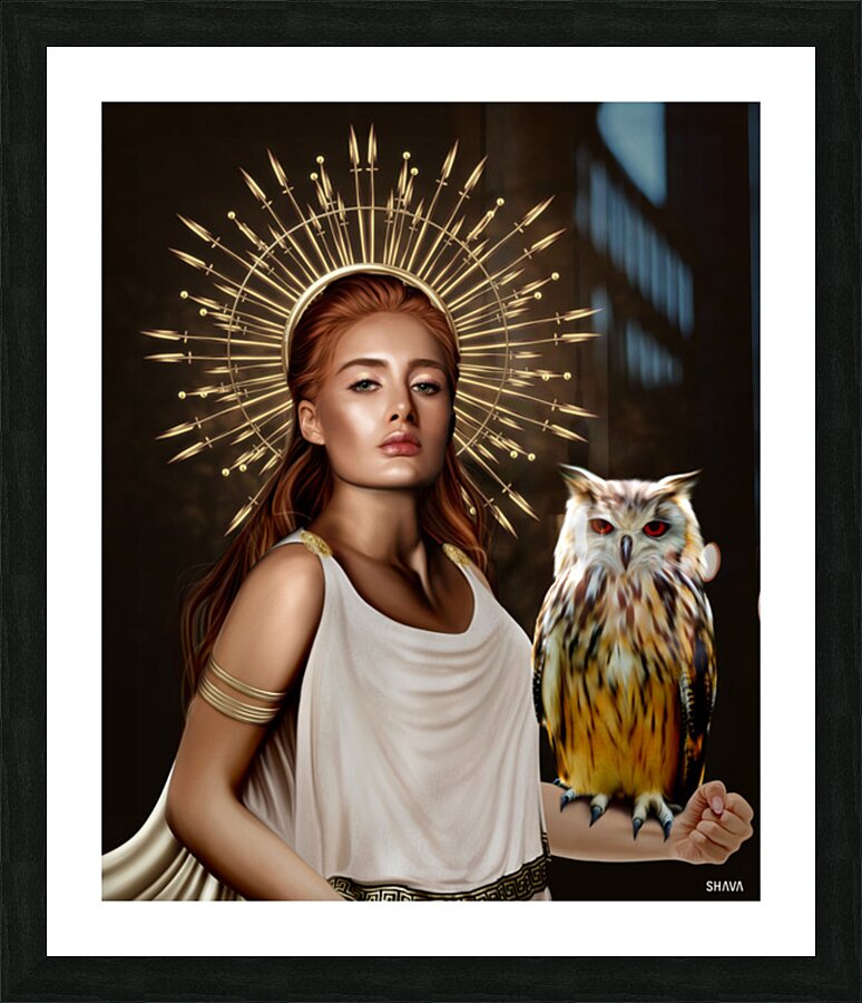 ATHENA I AM Picture Frame print