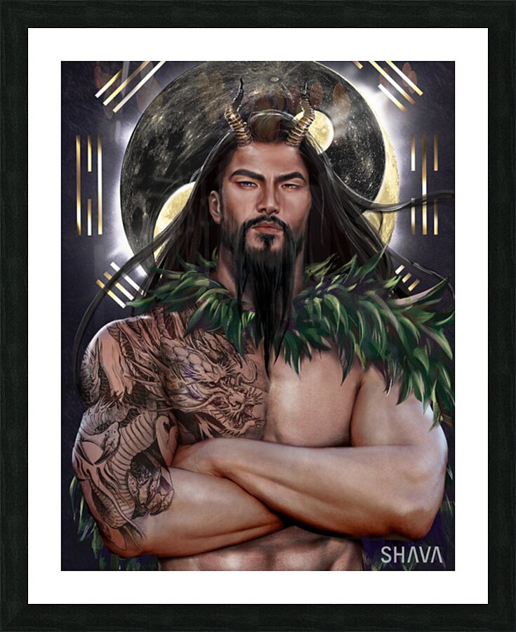 I Am The First - Pangu Picture Frame print