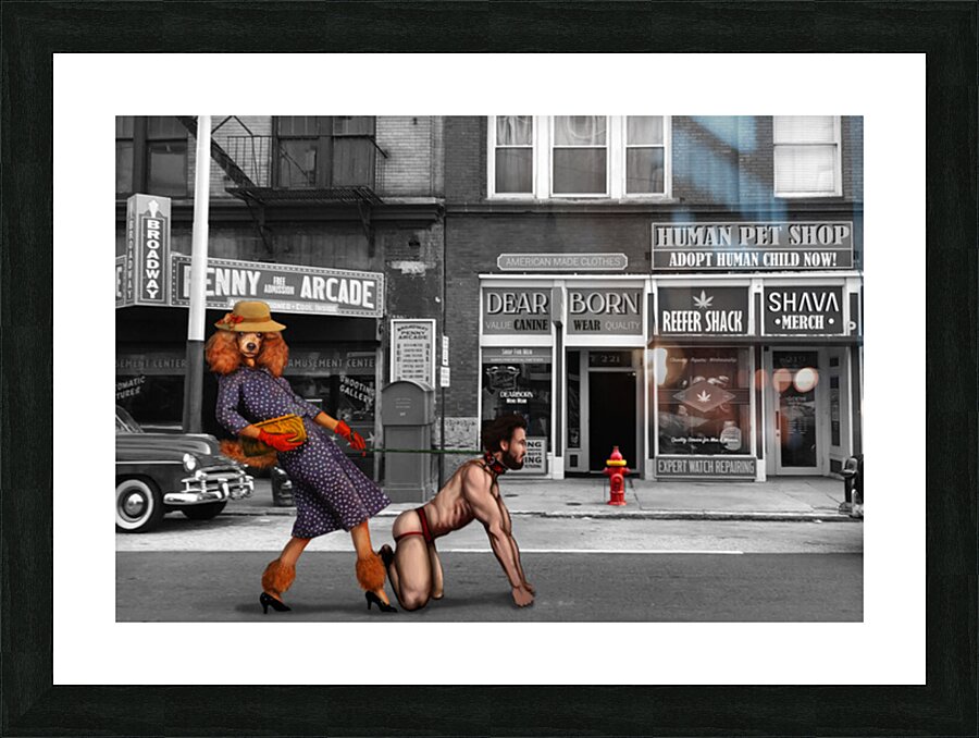 Good Boy Picture Frame print