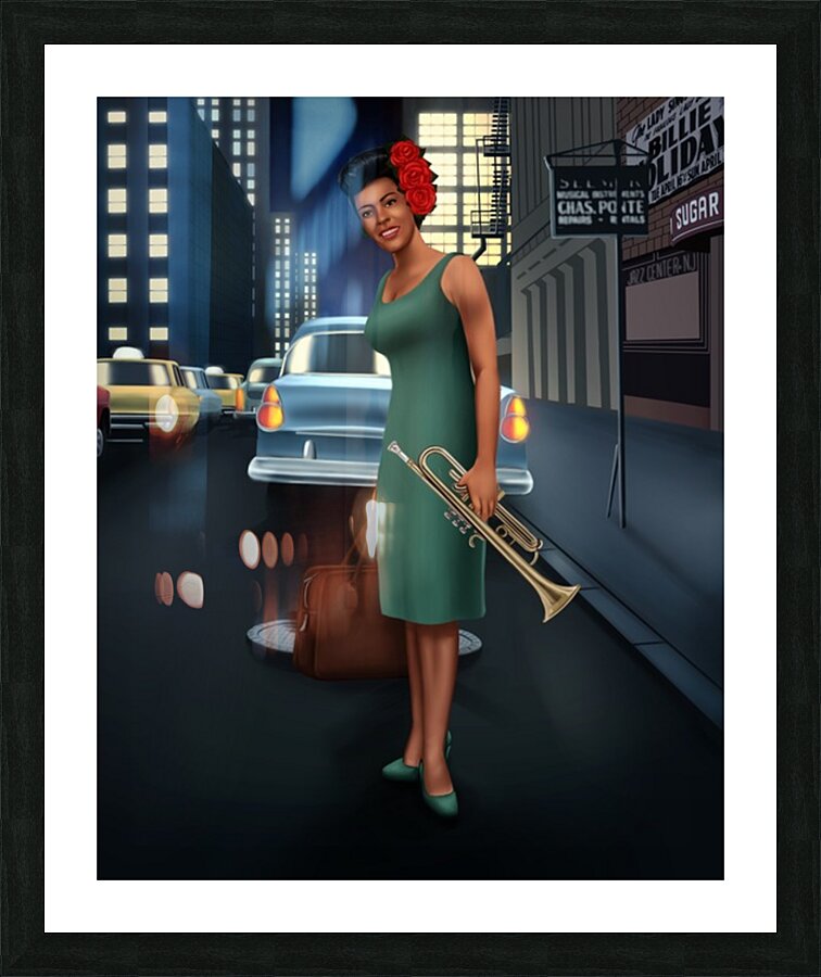 All of Me - Billie Holiday  Picture Frame print