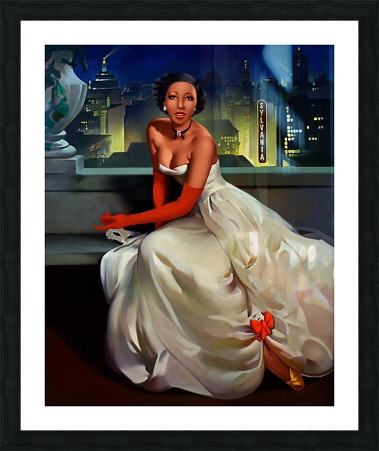 Masquerade - Josephine Baker  Picture Frame print