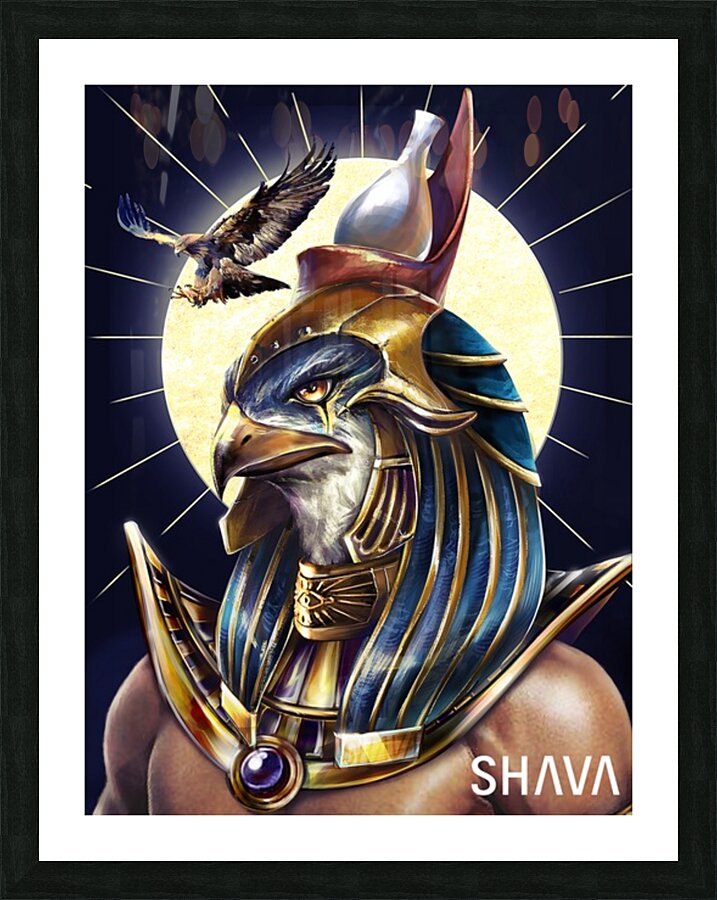 God of Healing and Protection - Horus  Picture Frame print
