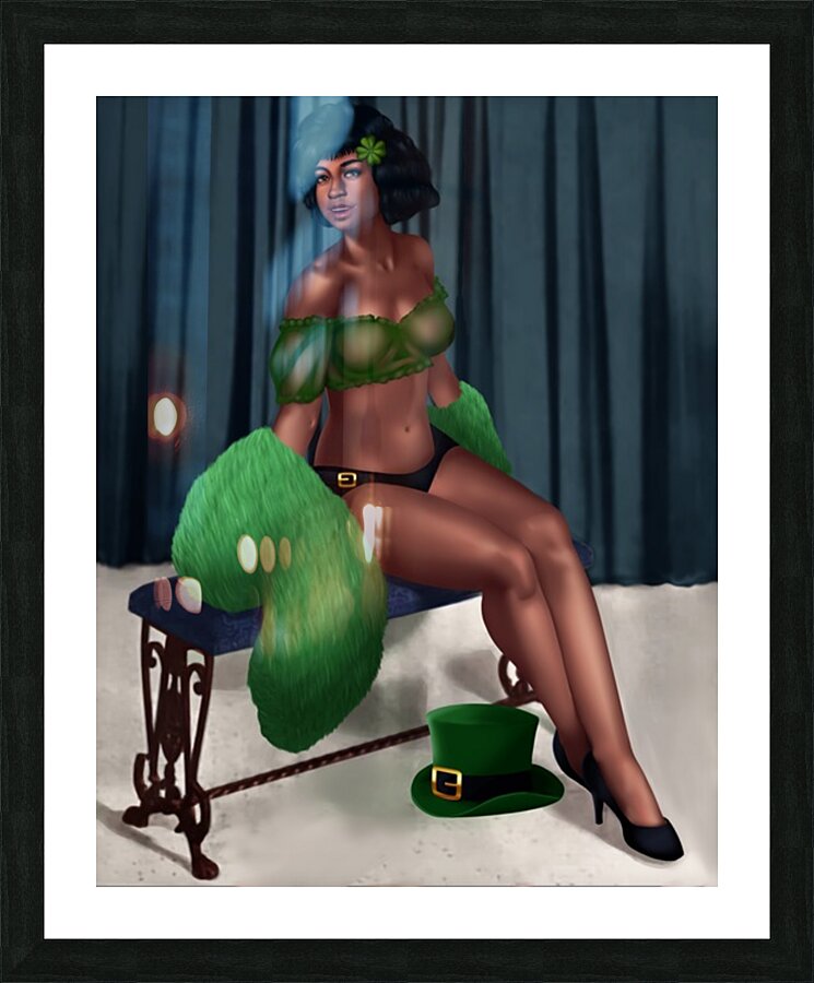 Pretty Little Leprechaun -   Lawanda Page Picture Frame print