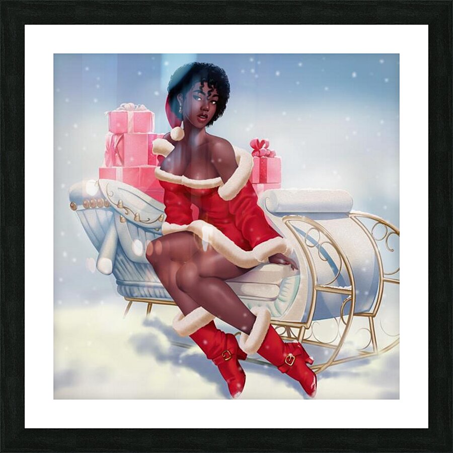 Hot Chocolate  For Santa  Picture Frame print