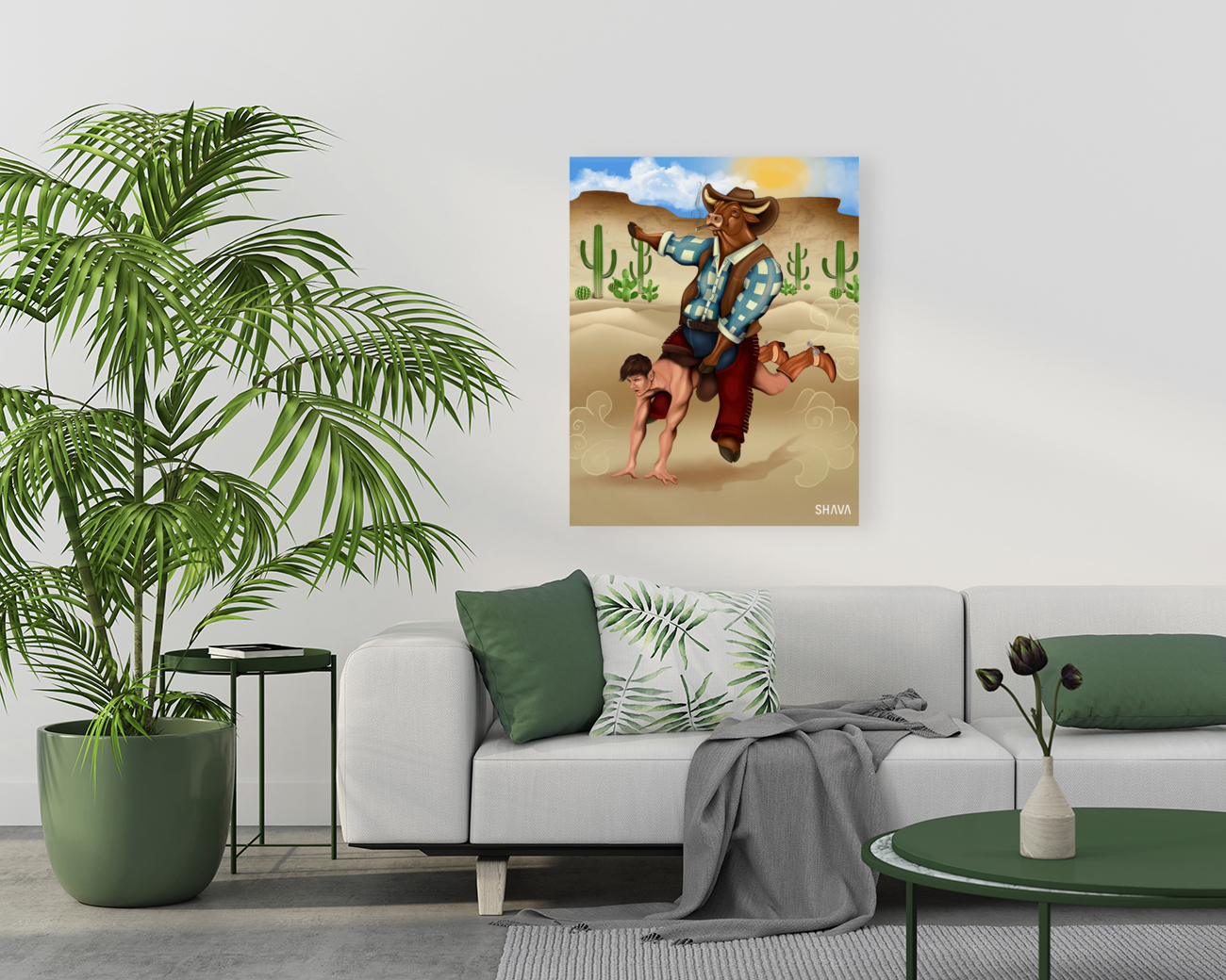 Save A Bull Ride A Cowboy Reproduction