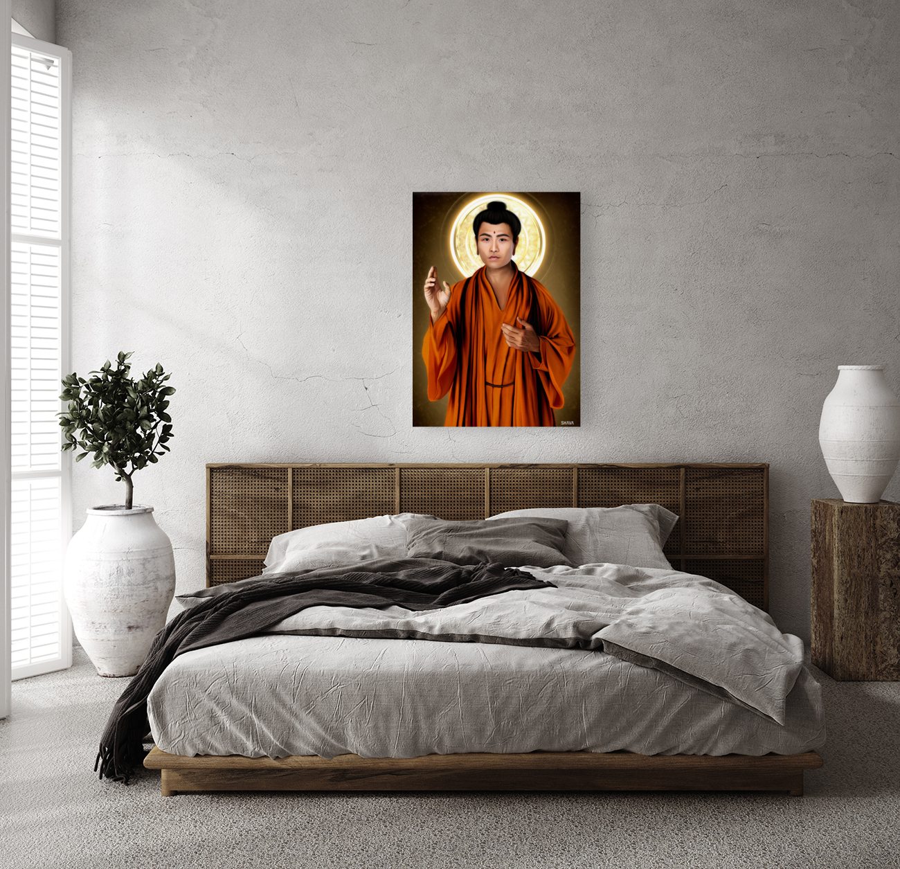 Blessings Be - Buddha Reproduction