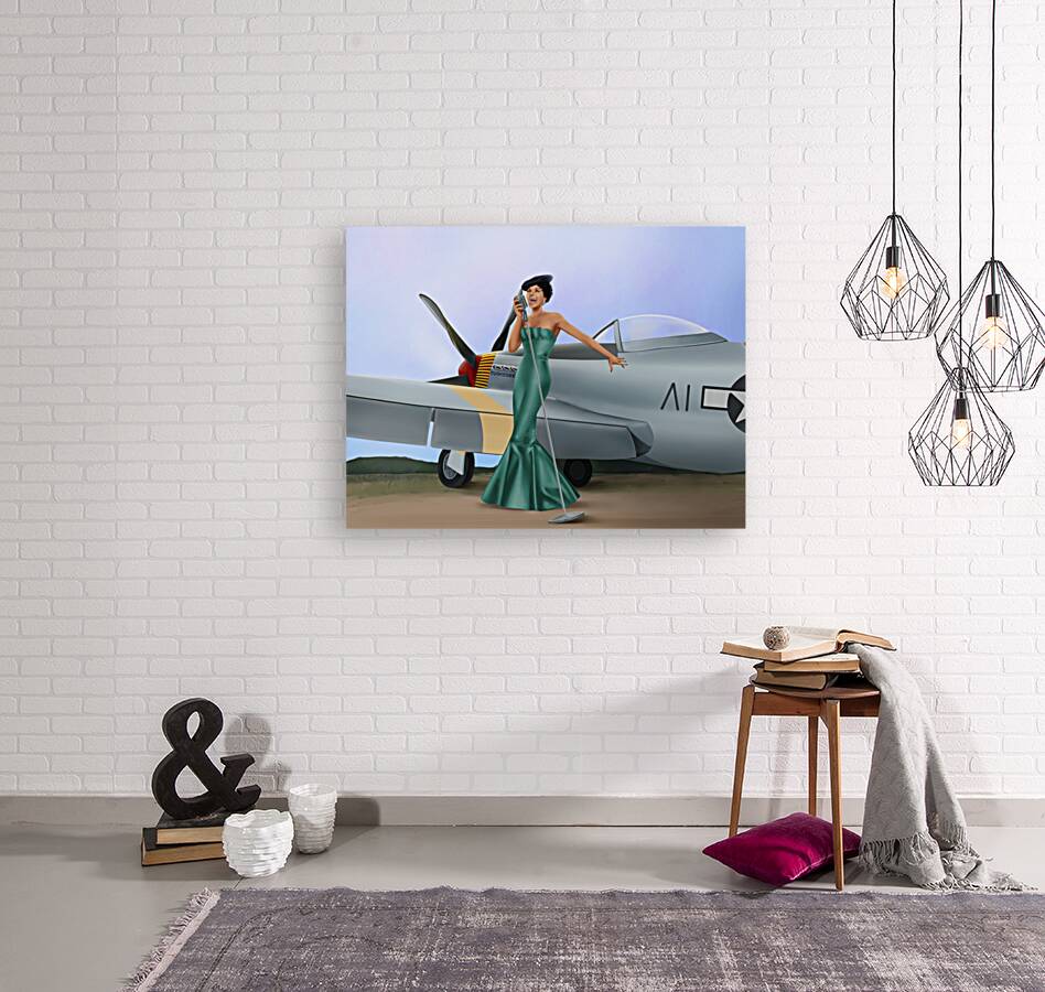 Lady Sings to Tuskegee Airmen - Lena Horne  Reproduction