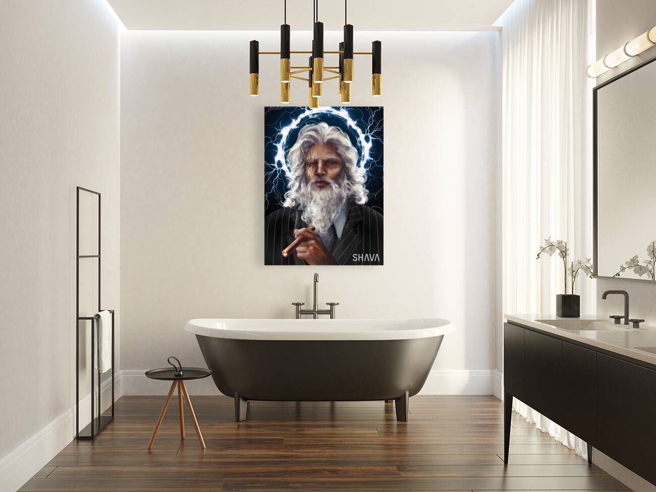 The Most Interesting Man In The World - Zeus  Reproduction