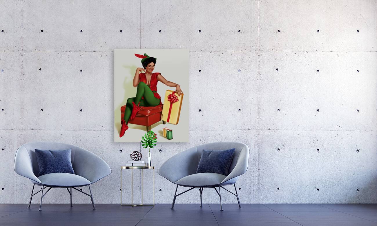 Santas Helper - Dorothy Dandridge Reproduction