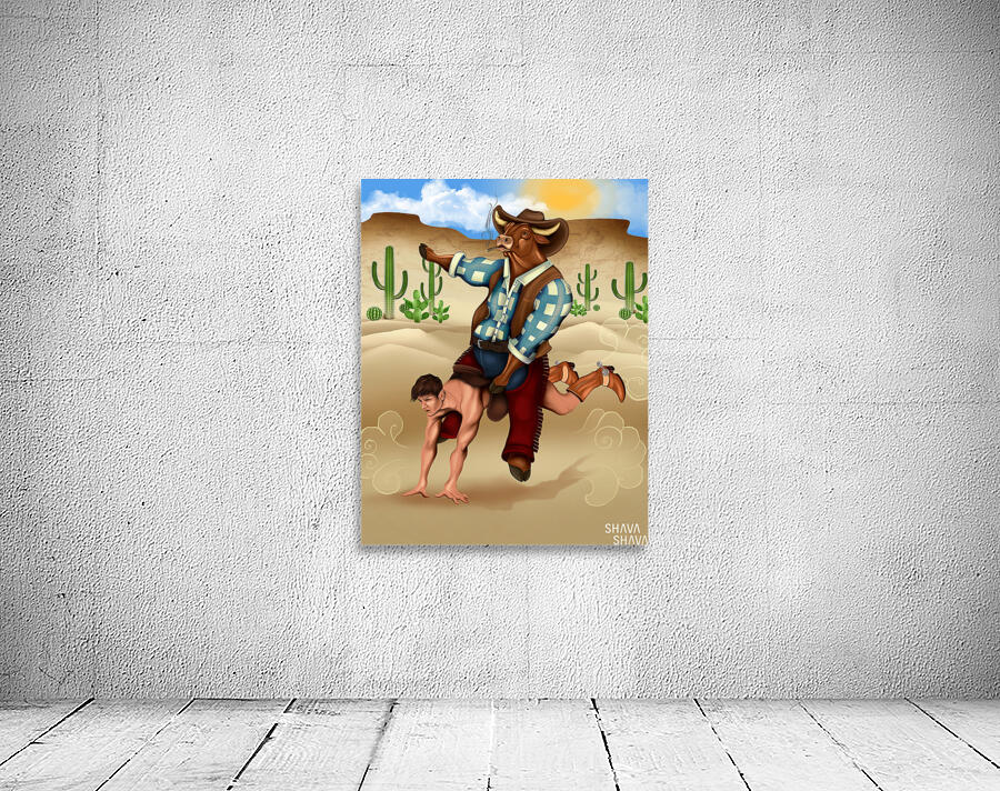 Save A Bull Ride A Cowboy Wall Preview