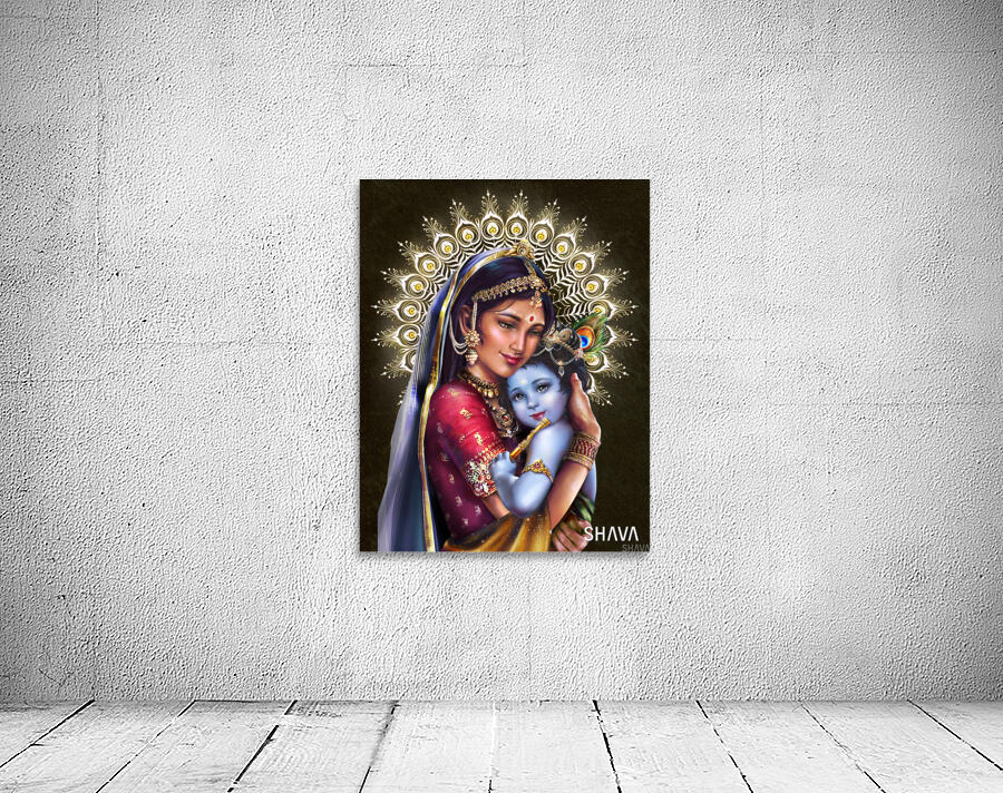 Gods of Love and Tenderness - Yashoda Krishna Wall Preview
