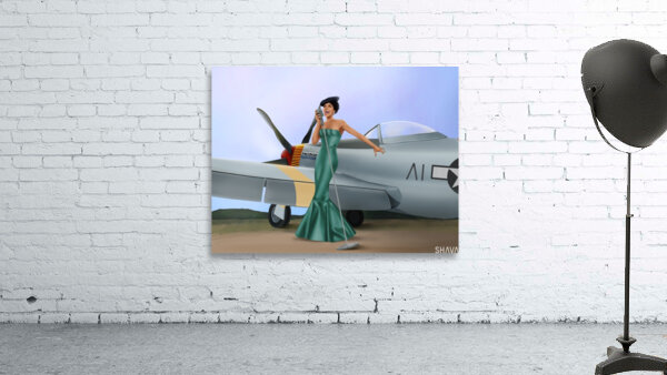 Lady Sings to Tuskegee Airmen - Lena Horne  Wall Preview