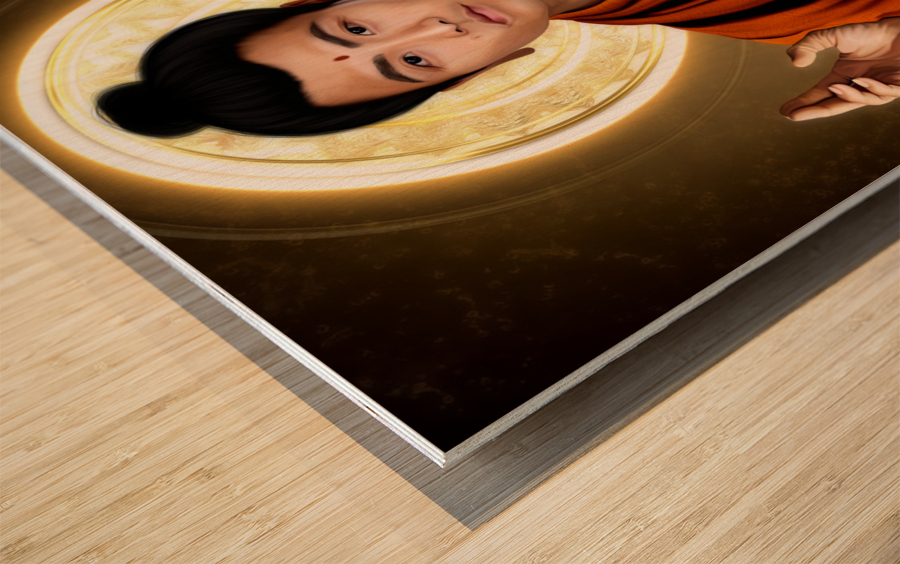 Blessings Be - Buddha Wood print