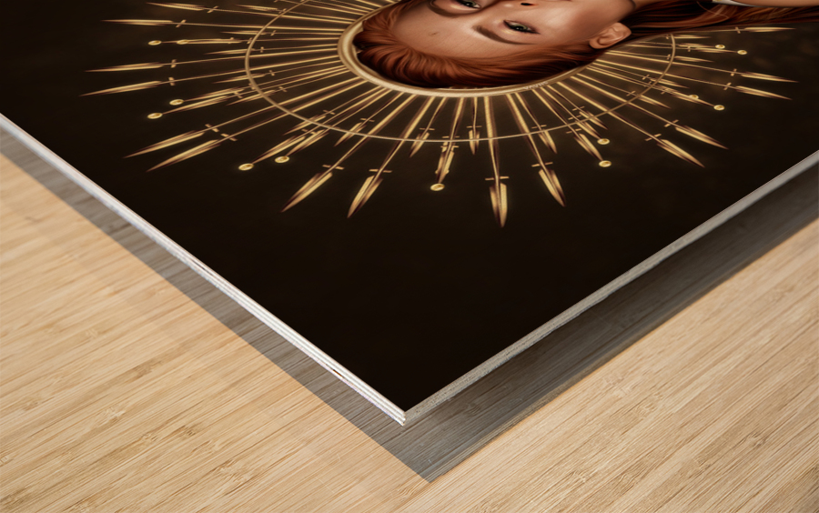 ATHENA I AM Wood print