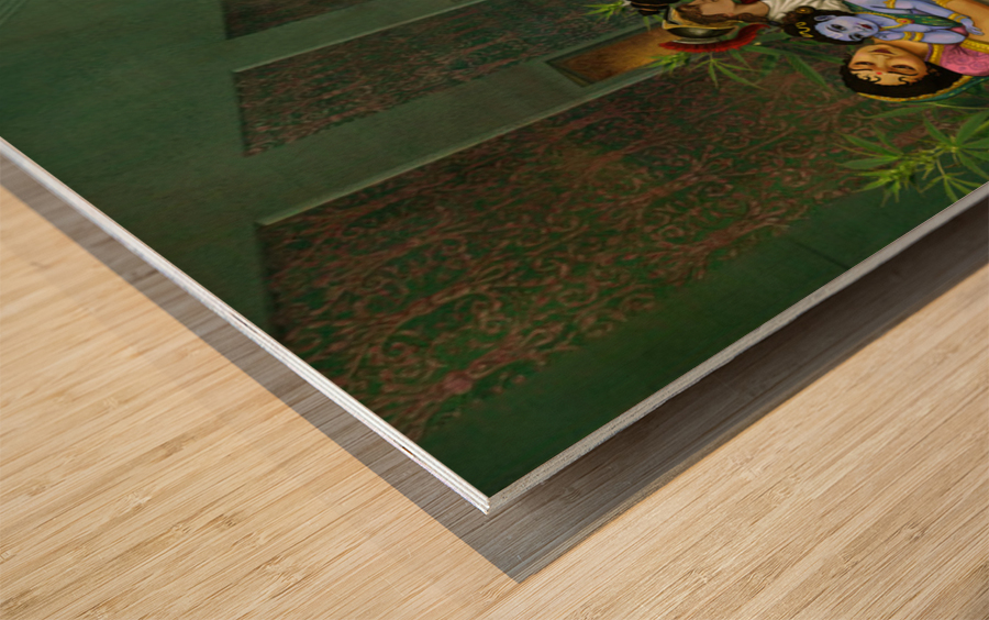 THE LAST  FIRST SUPPER Wood print