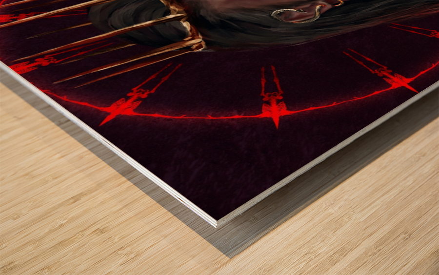 Im So Devilish - Hades Wood print