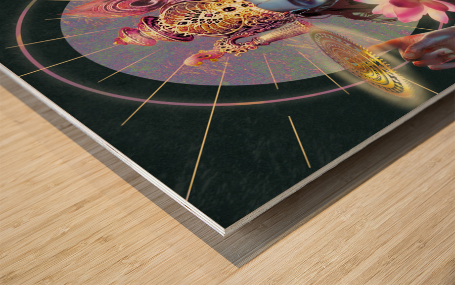 Preserver and Protector - Vishnu Wood print