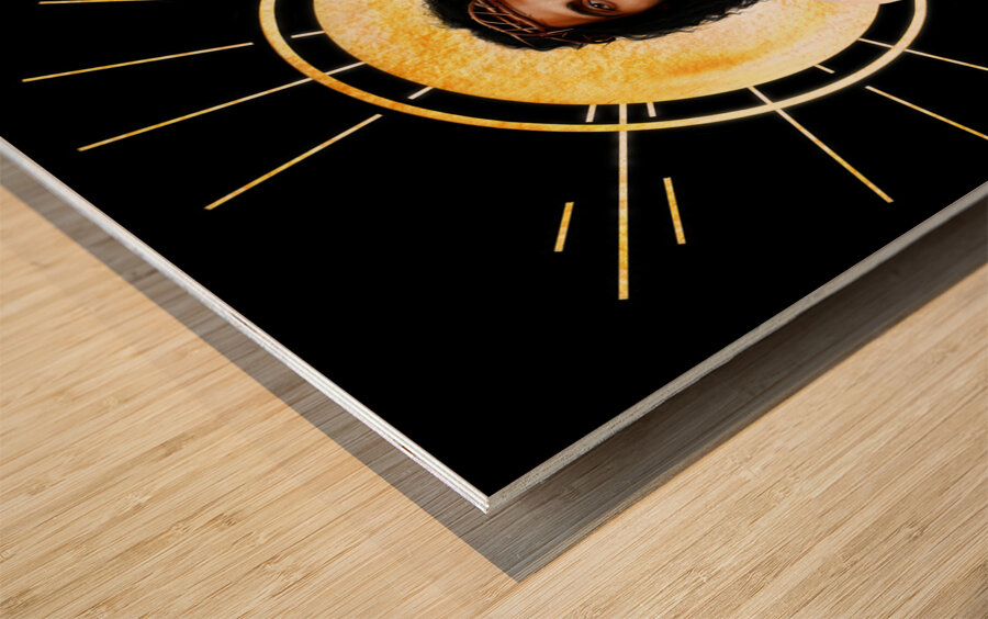 Jesus Christ Meditating Wood print