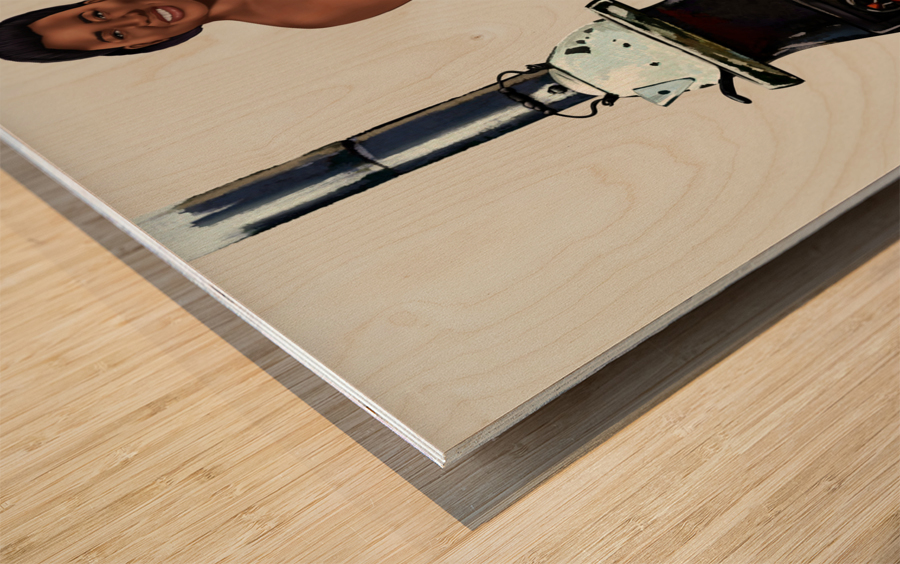 I Am Beautiful  - Hattie McDaniel Wood print