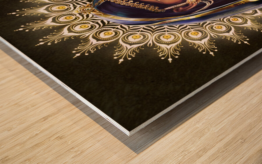 Gods of Love and Tenderness - Yashoda Krishna Wood print