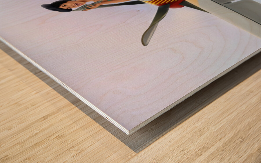 Lady Sings to Tuskegee Airmen - Lena Horne  Wood print