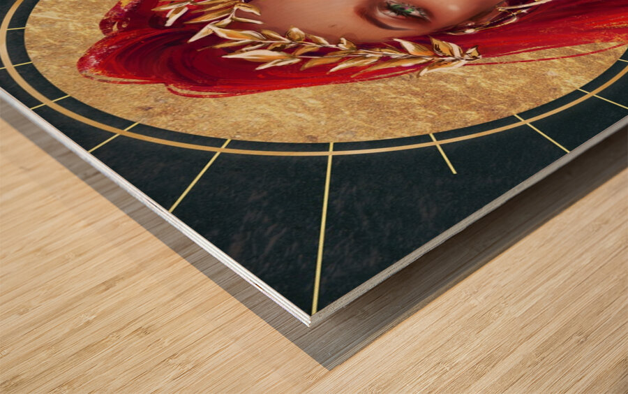 Fuck Love - Aphrodite  Wood print